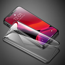 Заредете изображение във визуализатора на галерията – Baseus set of 2x Full Screen glass with 0.3mm frame 9H iPhone 11 Pro / iPhone XS / iPhone X + black positioner (SGAPIPH58S-KC01) - TopMag
