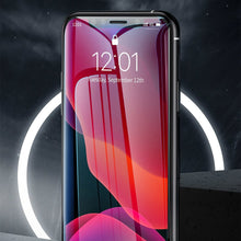 Заредете изображение във визуализатора на галерията – Baseus set of 2x Full Screen glass with 0.3mm frame 9H iPhone 11 Pro / iPhone XS / iPhone X + black positioner (SGAPIPH58S-KC01) - TopMag
