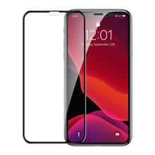 Заредете изображение във визуализатора на галерията – Baseus full screen tempered glass with 0.23mm 9H frame iPhone 11 / iPhone XR 2 pcs + black positioner (SGAPIPH61-APE01) - TopMag
