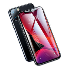 Заредете изображение във визуализатора на галерията – Baseus full screen tempered glass with 0.23mm 9H frame iPhone 11 / iPhone XR 2 pcs + black positioner (SGAPIPH61-APE01) - TopMag
