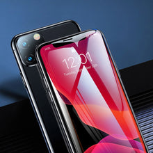 Заредете изображение във визуализатора на галерията – Baseus full screen tempered glass with 0.23mm 9H frame iPhone 11 / iPhone XR 2 pcs + black positioner (SGAPIPH61-APE01) - TopMag
