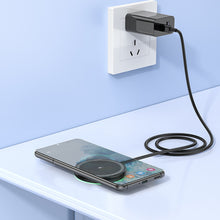 Заредете изображение във визуализатора на галерията – Borofone Wireless induction charger BQ27 Pole magnetic 15W black

