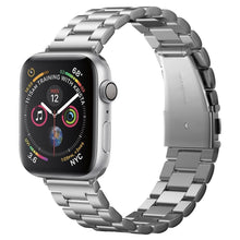Заредете изображение във визуализатора на галерията – SPIGEN MODERN FIT BAND APPLE WATCH 2/3/4/5/6 / SE (42 / 44MM) SILVER - TopMag
