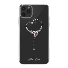 Заредете изображение във визуализатора на галерията – Kingxbar Wish Series case decorated with original Swarovski crystals iPhone 11 Pro silver - TopMag
