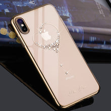 Заредете изображение във визуализатора на галерията – Kingxbar Wish Series case decorated with original Swarovski crystals iPhone 11 Pro silver - TopMag
