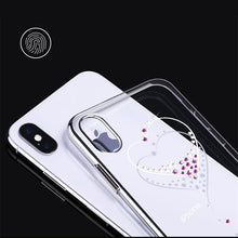 Заредете изображение във визуализатора на галерията – Kingxbar Wish Series case decorated with original Swarovski crystals iPhone 11 Pro silver - TopMag
