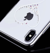 Заредете изображение във визуализатора на галерията – Kingxbar Wish Series case decorated with original Swarovski crystals iPhone 11 Pro silver - TopMag
