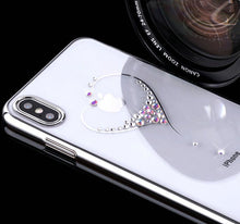 Заредете изображение във визуализатора на галерията – Kingxbar Wish Series case decorated with original Swarovski crystals iPhone 11 Pro silver - TopMag
