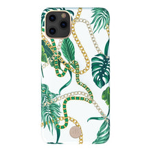 Заредете изображение във визуализатора на галерията – Kingxbar Luxury Series case decorated with original Swarovski crystals iPhone 11 Pro Max green - TopMag
