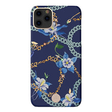 Заредете изображение във визуализатора на галерията – Kingxbar Luxury Series case decorated with original Swarovski crystals iPhone 11 Pro Max blue - TopMag
