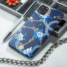 Заредете изображение във визуализатора на галерията – Kingxbar Luxury Series case decorated with original Swarovski crystals iPhone 11 Pro Max blue - TopMag
