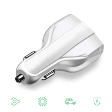 Заредете изображение във визуализатора на галерията – Wozinsky car charger USB x2 and USB C black (WCC-01) - TopMag
