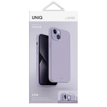 Заредете изображение във визуализатора на галерията – Uniq case Lino iPhone 14 Plus 6.7" lilac/lilac lavender
