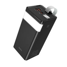 Заредете изображение във визуализатора на галерията – Hoco power bank 50 000mah with desk lamp + pd22,5w + qc3.0 j86a white - TopMag
