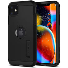 Заредете изображение във визуализатора на галерията – SPIGEN TOUGH ARMOR IPHONE 11 BLACK - TopMag
