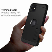 Заредете изображение във визуализатора на галерията – SPIGEN TOUGH ARMOR IPHONE 11 BLACK - TopMag
