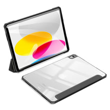 Заредете изображение във визуализатора на галерията – Dux Ducis Copa case for iPad 10.9'' 2022 (10 gen.) smart cover stand black
