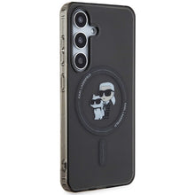 Заредете изображение във визуализатора на галерията – Karl Lagerfeld IML Karl&amp;Choupette MagSafe case for Samsung Galaxy S24 - black
