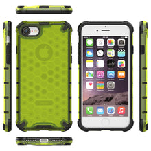 Заредете изображение във визуализатора на галерията – Honeycomb Case armor cover with TPU Bumper for iPhone 8 / iPhone 7 red - TopMag
