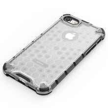 Заредете изображение във визуализатора на галерията – Honeycomb Case armor cover with TPU Bumper for iPhone 8 / iPhone 7 transparent - TopMag
