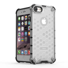 Заредете изображение във визуализатора на галерията – Honeycomb Case armor cover with TPU Bumper for iPhone 8 / iPhone 7 transparent - TopMag
