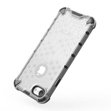 Заредете изображение във визуализатора на галерията – Honeycomb Case armor cover with TPU Bumper for iPhone 8 / iPhone 7 transparent - TopMag
