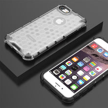 Заредете изображение във визуализатора на галерията – Honeycomb Case armor cover with TPU Bumper for iPhone 8 / iPhone 7 transparent - TopMag
