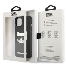 Заредете изображение във визуализатора на галерията – Karl Lagerfeld KLHCP13MCH3DBK 13 6,1" czarny/black hardcase 3D Rubber Choupette
