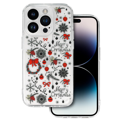 TEL PROTECT Christmas Case for Samsung A24 4G/A25 5G Design 5 Clear