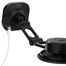Заредете изображение във визуализатора на галерията – Spigen ITS35-3 ONETAP MAGNETIC MAGSAFE WINDSHIELD &amp; DASHBOARD CAR MOUNT BLACK

