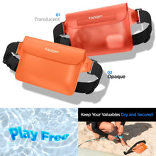 Заредете изображение във визуализатора на галерията – Spigen A620 UNIVERSAL WATERPROOF WAIST BAG 2-PACK SUNSET ORANGE
