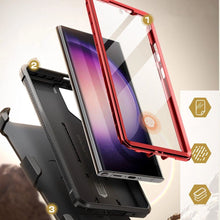 Заредете изображение във визуализатора на галерията – Unicorn Beetle Pro Supcase case for Samsung Galaxy S24 Ultra - red

