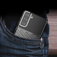 Заредете изображение във визуализатора на галерията – Thunder Case flexible armored cover for Samsung Galaxy S21+ 5G (S21 Plus 5G) black
