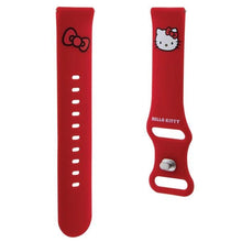 Заредете изображение във визуализатора на галерията – Hello Kitty Silicone Kitty Head strap universal 20mm - red

