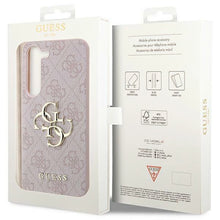 Заредете изображение във визуализатора на галерията – Guess 4G Big Metal Logo case for Samsung Galaxy S23 FE - pink
