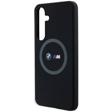 Заредете изображение във визуализатора на галерията – BMW M Silicone Printed Ring MagSafe case for Samsung Galaxy S24+ - black
