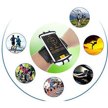 Заредете изображение във визуализатора на галерията – Universal Running Forearm Armband for 6" Smartphones black
