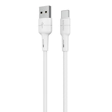 Заредете изображение във визуализатора на галерията – Borofone Cable BX30 Silicone - USB to Type C - 3A 1 metre white
