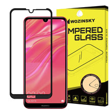 Заредете изображение във визуализатора на галерията – Wozinsky Tempered Glass Full Glue Super Tough Screen Protector Full Coveraged with Frame Case Friendly for Huawei Y7 2019 / Y7 Pro 2019 / Y7 Prime 2019 black
