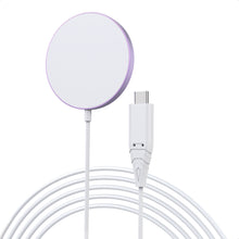 Заредете изображение във визуализатора на галерията – Choetech magnetic wireless charger 15W MagSafe for iPhone 12/13/14 pink (T518-F-PK)
