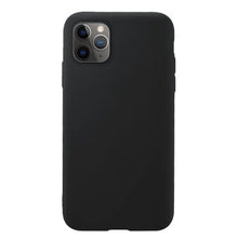 Заредете изображение във визуализатора на галерията – Silicone Case Soft Flexible Rubber Cover for iPhone 11 Pro Max black - TopMag
