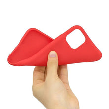 Заредете изображение във визуализатора на галерията – Silicone Case Soft Flexible Rubber Cover for iPhone 11 Pro red - TopMag
