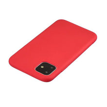 Заредете изображение във визуализатора на галерията – Silicone Case Soft Flexible Rubber Cover for iPhone 11 Pro red - TopMag
