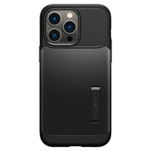 Заредете изображение във визуализатора на галерията – Spigen slim armor гръб за iphone 14 pro black - TopMag
