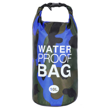 Заредете изображение във визуализатора на галерията – Waterproof Dry Bag Type 1 10L blue camouflage
