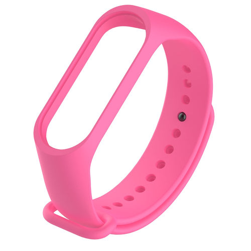 Replacement Silicone Wristband Strap for Xiaomi Mi Band 4 / Mi Band 3 Pink - TopMag