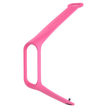Заредете изображение във визуализатора на галерията – Replacement Silicone Wristband Strap for Xiaomi Mi Band 4 / Mi Band 3 Pink - TopMag
