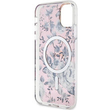 Заредете изображение във визуализатора на галерията – Original Case GUESS hardcase Flower MagSafe GUHMN61HCFWSP for Iphone 11/ Xr pink
