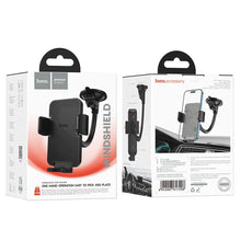 Заредете изображение във визуализатора на галерията – HOCO car phone holder for windshield / center console Cheetah H38 black
