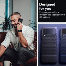 Заредете изображение във визуализатора на галерията – CASEOLOGY PARALLAX GALAXY WITH FLIP 4 MATTE BLACK
